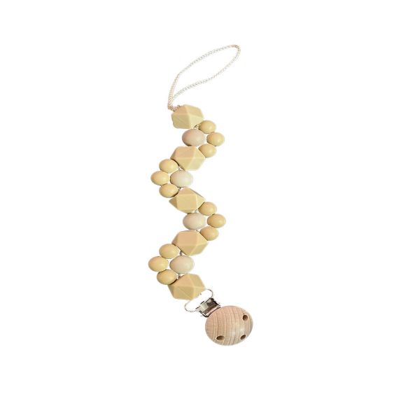 Double Bead Dummy Clip - Beige