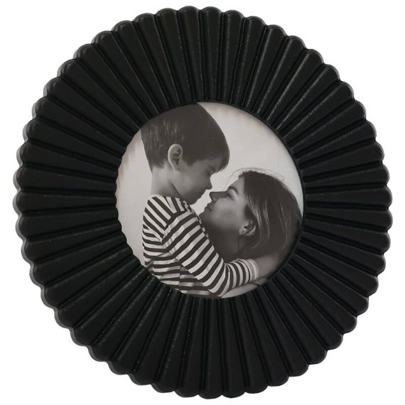 Black Facet Picture Frame